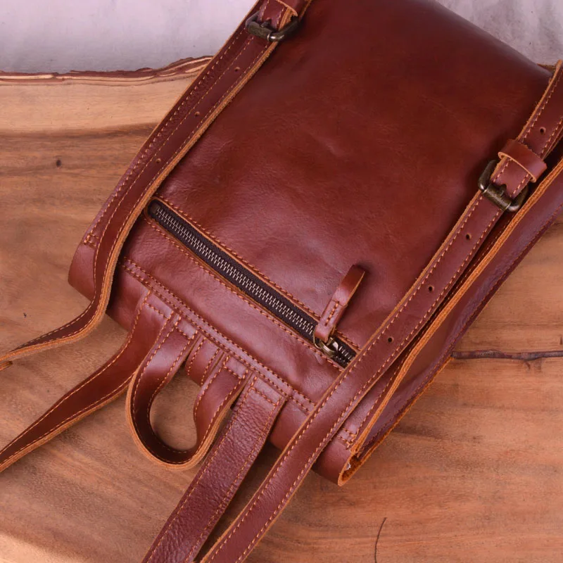 AETOO женская кожаная сумка на плечо, Простой британский стиль ретро рюкзак, сумка для колледжа