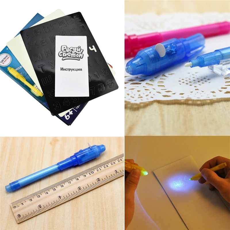Новые Образовательные высокую производительность с светильник весело и развивающая игрушка Magic рисовать подарки для детей новая флуоресцентная грифельная доска