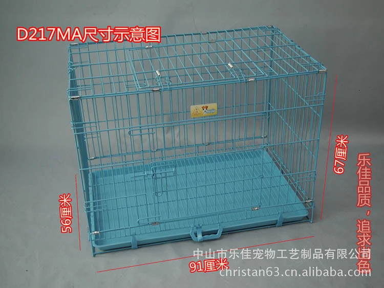 Lejia dog cage cat cage rabbit cage guinea pig hamster cage folding pet iron cage dog cat bold