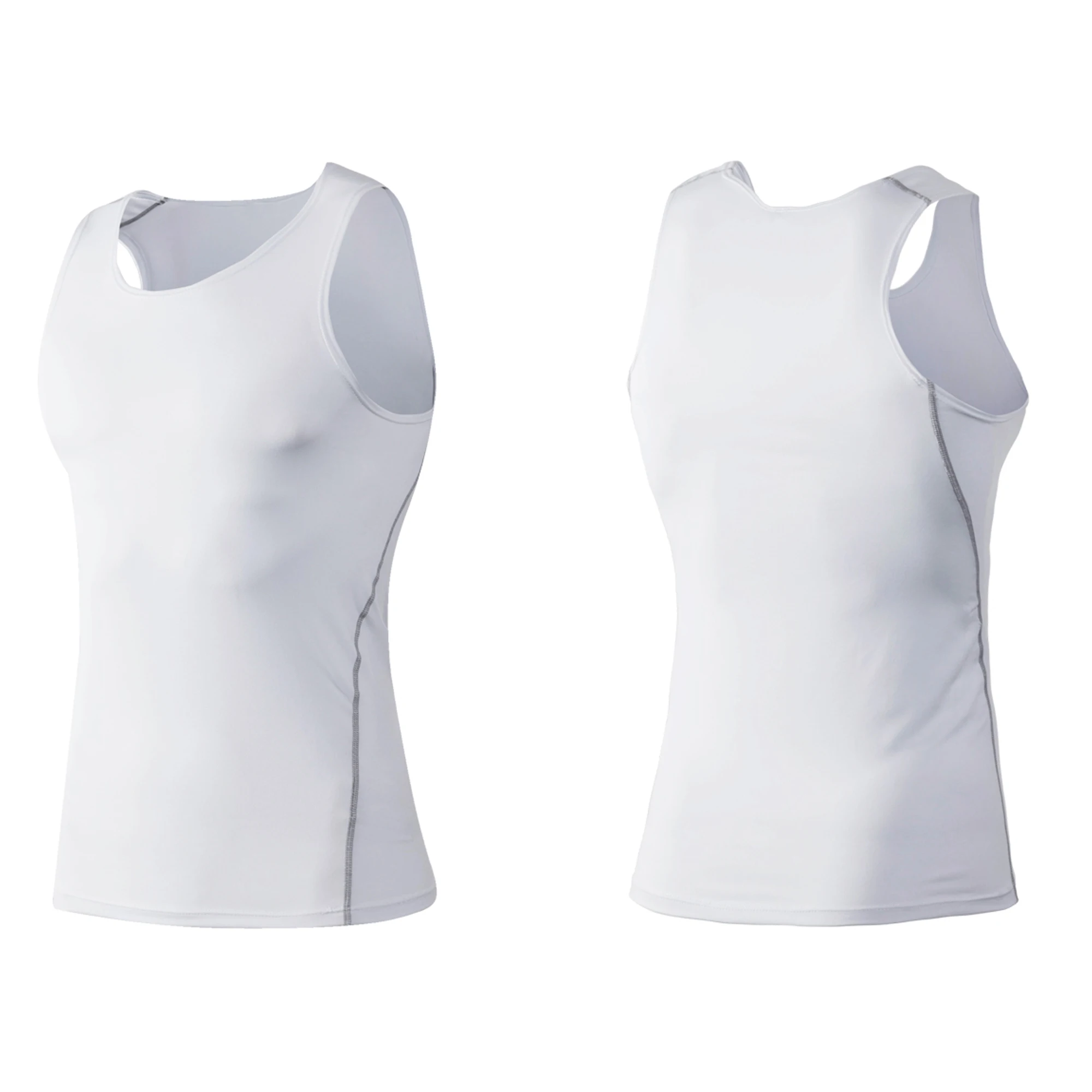 Fashion Fat Male Training Polyester 7 Colors Sport Fitness Gym Athletic Shirts Sleeveless Tops Sport Vest Comfortanble S-3XL