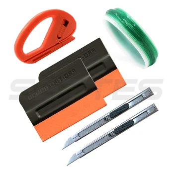 

Knifeless Tape design Line Vinyl Car Wrap Felt Squeegee Scraper Auto Carbon Foil Film Wrapping Sticker Cutter Knife Tools