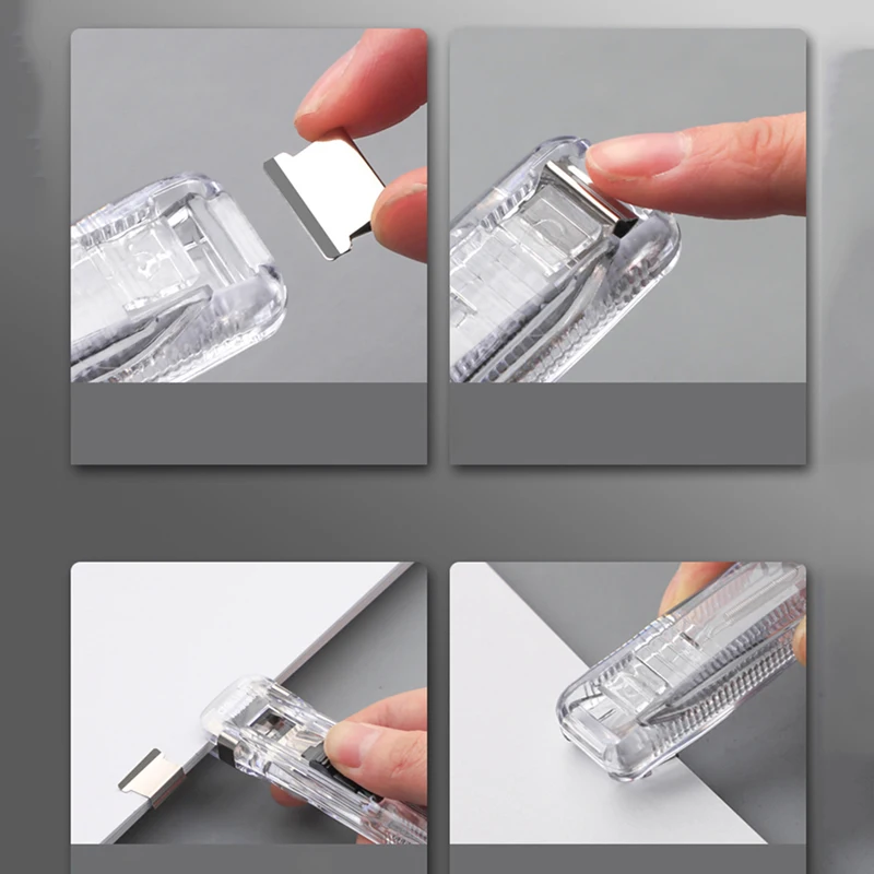 Paper Clips Binder Clips Deli Push Clamp Binding File Paper Clip Tool Pocket Clip Holder Elliot Folder Test Paper Folder No Tail Ticket Holder