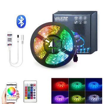 

Bluetooth/IR /WIFI remote LED Strip RGBSMD 2835/5050 Led Light Tape DC 12V Waterproof LED Light 5m/10m/15m/20m Ribbon Flexible