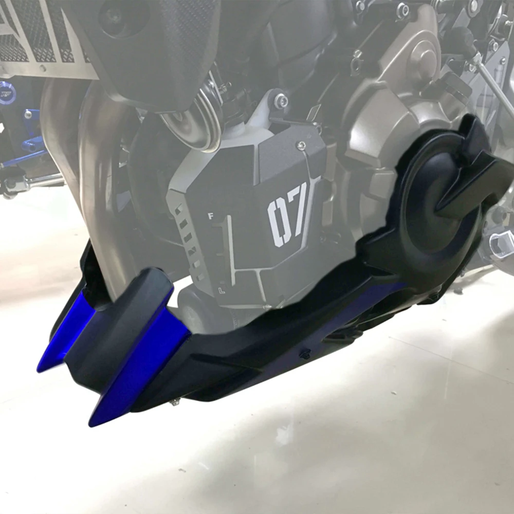 KEMiMOTO живот Пан двигателя обтекатель спойлера с Монтажный комплект для YAMAHA FZ-07 MT-07 FZ07 MT07 ABS