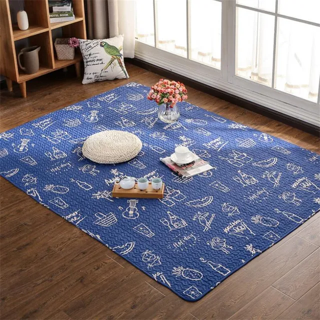 Baby Play Mat Crawling Pad Cotton Children Carpet Non-slip Cushion Baby Rug Playmat Gym Toys For Kids Print Dining Room Blanket 2