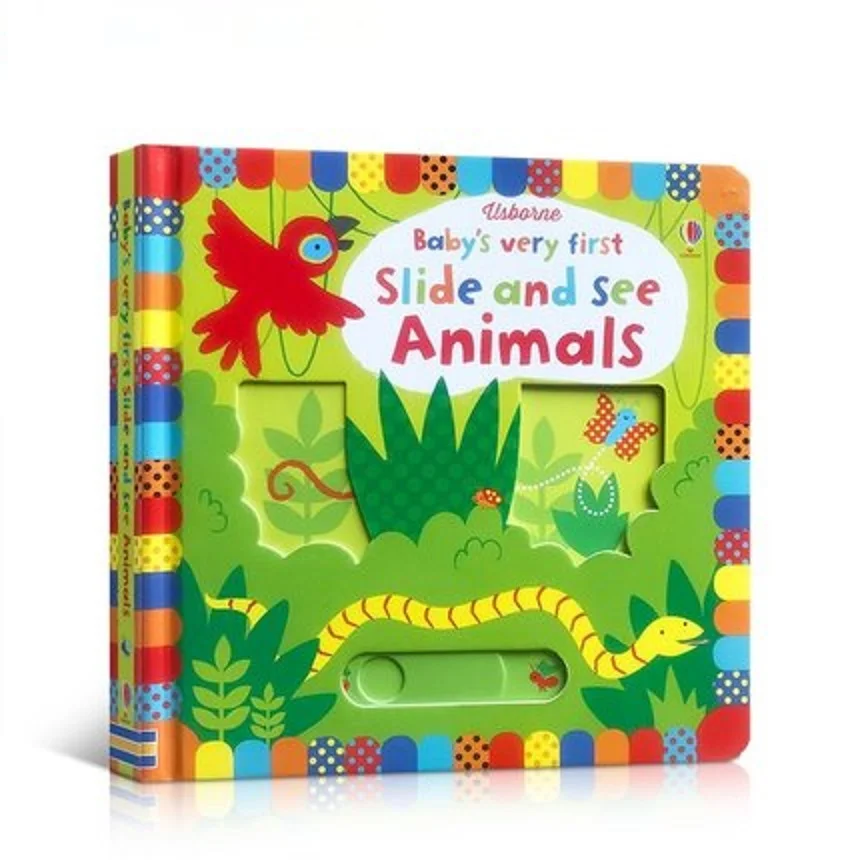 Великобритания английский 3D Usborne детский очень Первый слайд и смотреть животных