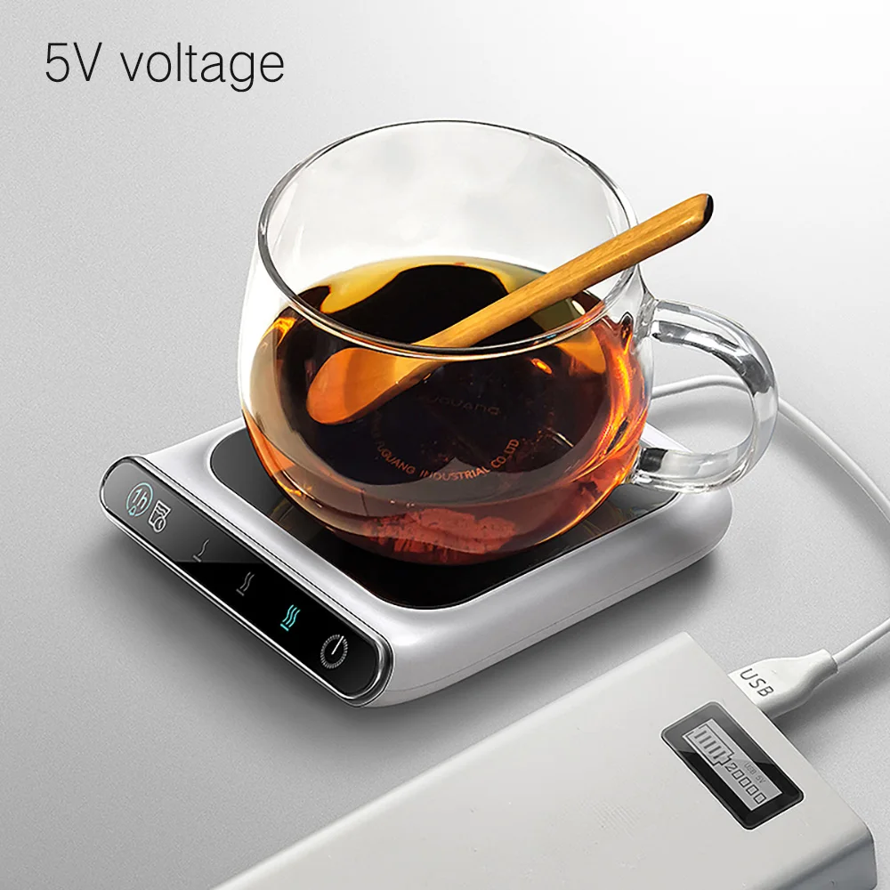 Coffee Mug Cup Warmer Heater Pad 3 Gear USB Powered Charge Heating