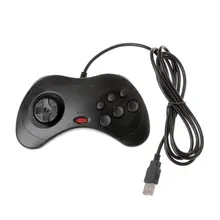 

1PCS USB Wired Gamepad 6 Buttons Game Controller JoyPad Joystick For Sega for Saturn System Style For PC for Mac