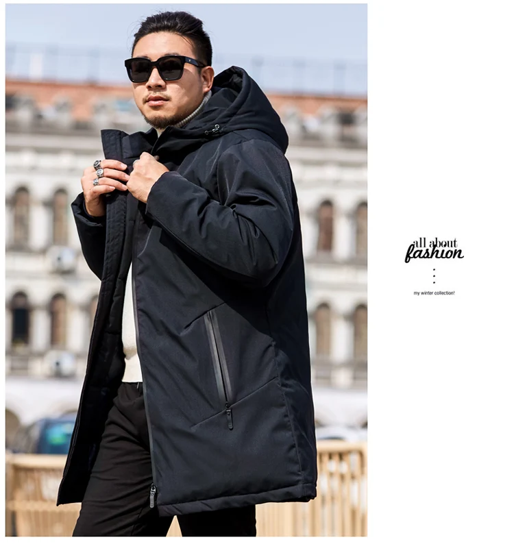 8XL 7XL 6XL новые зимние длинные пальто Мужская теплая Повседневная куртка Верхняя одежда толстые парки брендовая одежда Высококачественная куртка с хлопковой подкладкой