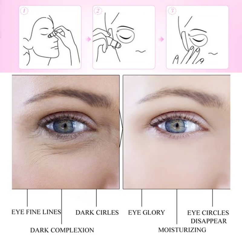 Kolagen Eyeessence Pelembab Mengangkat Kulit Anti Bengkak Hapus Lingkaran Gelap Mata Tas Lemak Granul Anti Aging Roller Krim Mata Aliexpress