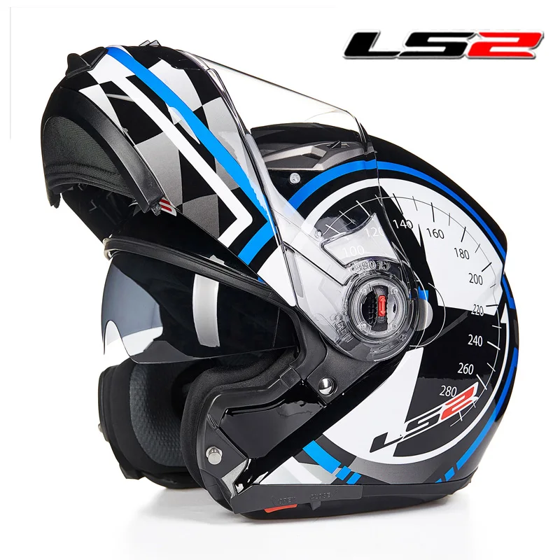 LS2 FF370 флип Pp мотоциклетный шлем с внутренним солнечным щитом capacete ls2 Authority модульный Мужской Женский шлем Casco Moto - Цвет: 14