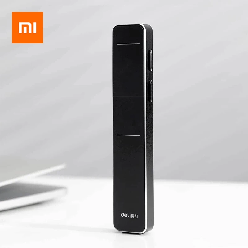 Xiaomi Deli 2,4 ГГц Беспроводная лазерная ручка usb мышь F сенсорное управление двойной режим 30 м лазерная указка ручка для планшета ноутбук ПК настольный компьютер