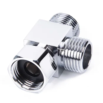 

G1 / 2 3-Way T-adapter Water Valve For Toilet Bidet Shower Head Diverter Valve
