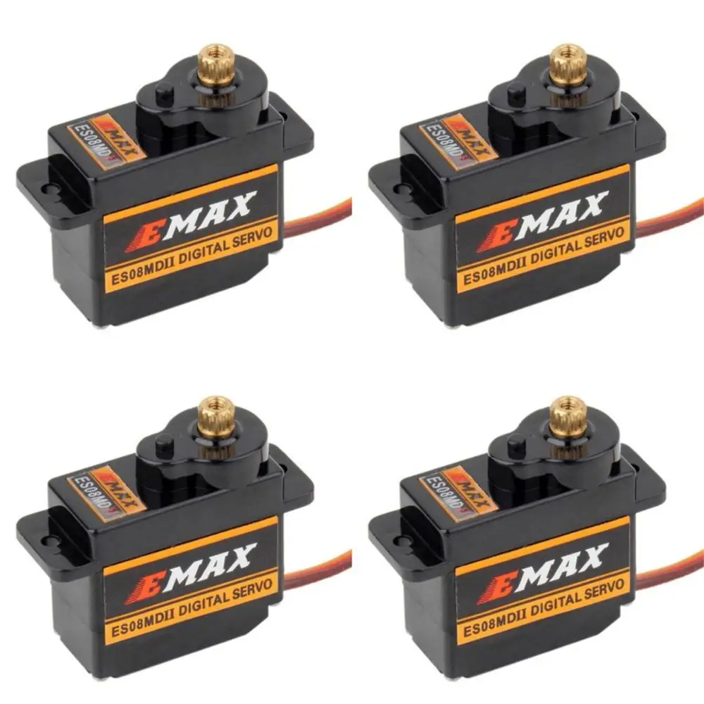 EMAX ES08MDII ES08MD II цифровой сервопривод 12g/2 4 кг/высокоскоростная металлическая