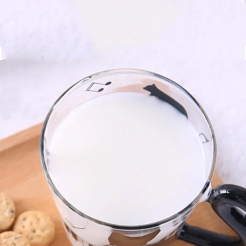 Drinking Insulation Double Wall Glass Tea Cup Double Coffee Mugs With the Handle Mugs Milk Creative Gift Drinkware