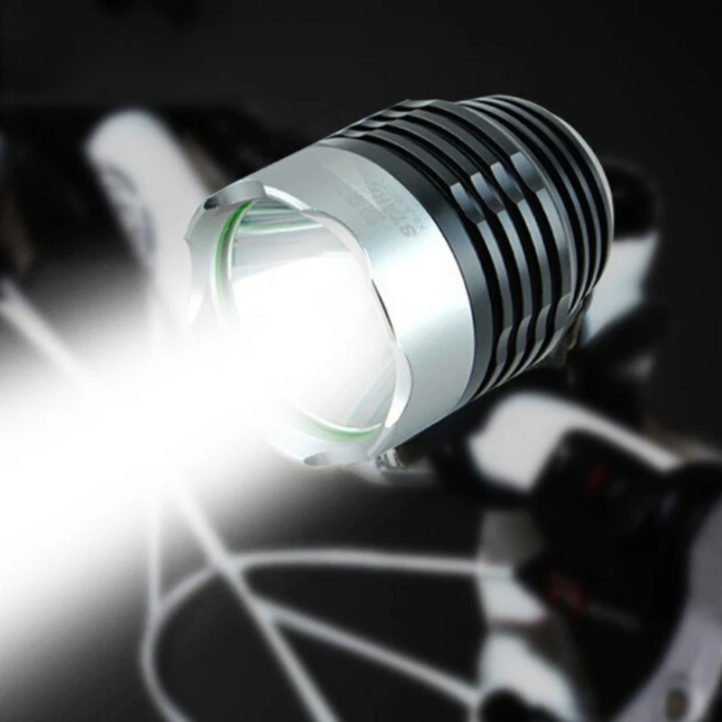 

USB Rechargeable LED Bicycle Light Bike Mode Adjustable Front Headlight Safety Flashlight CYC