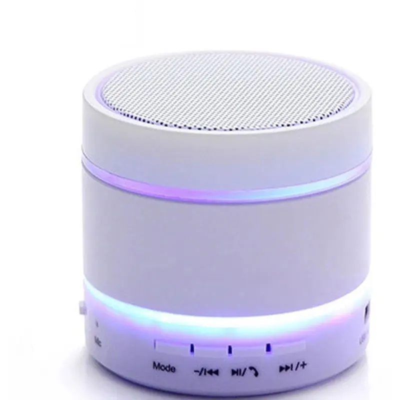 Беспроводной bluetooth led динамик открытый портативный мини-стереоколонка поддержка MP3 TF карта U диск