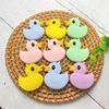 10pcs Baby Teething Toys Cartoon Mini duck Silicone Teether Beads Kids DIY Infant Nursing Pacifier Chain Toys 1