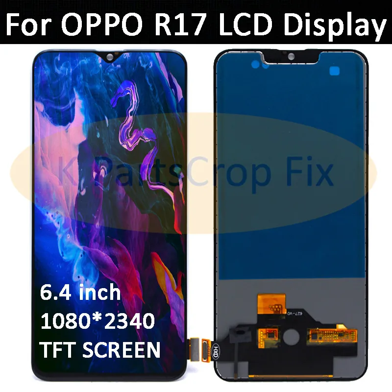 TFT 6," для OPPO R17 lcd экран и дигитайзер полная сборка для OPPO R17 lcd запасные части