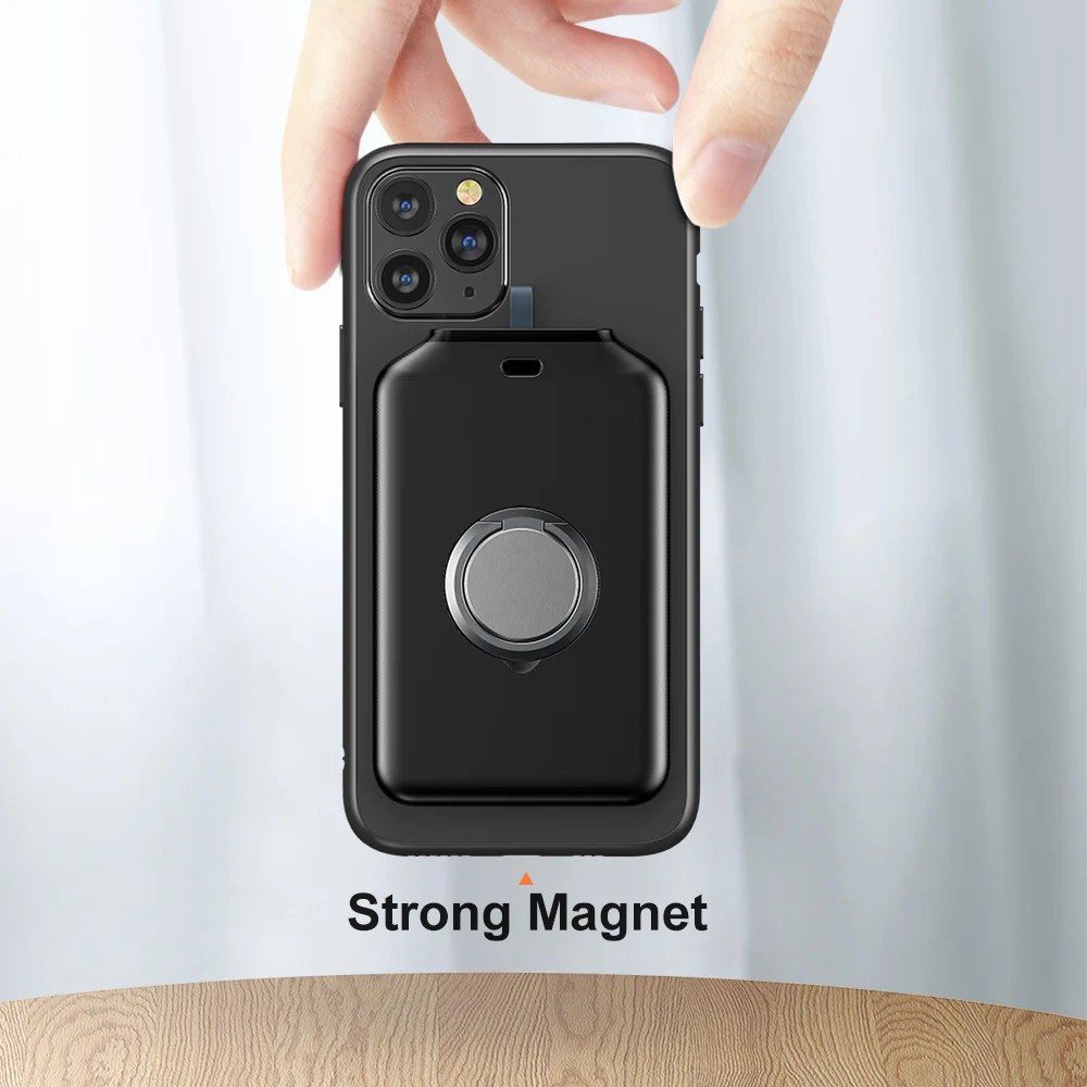 CASEIER магнитный беспроводной резервный внешний аккумулятор для iPhone 12 Mini Pro Max с