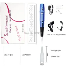 Swiss Queit Motor Kit Dermógrafo микропигментасао Профессиональный Постоянный Макияж брови, подводка, губы тату пистолет