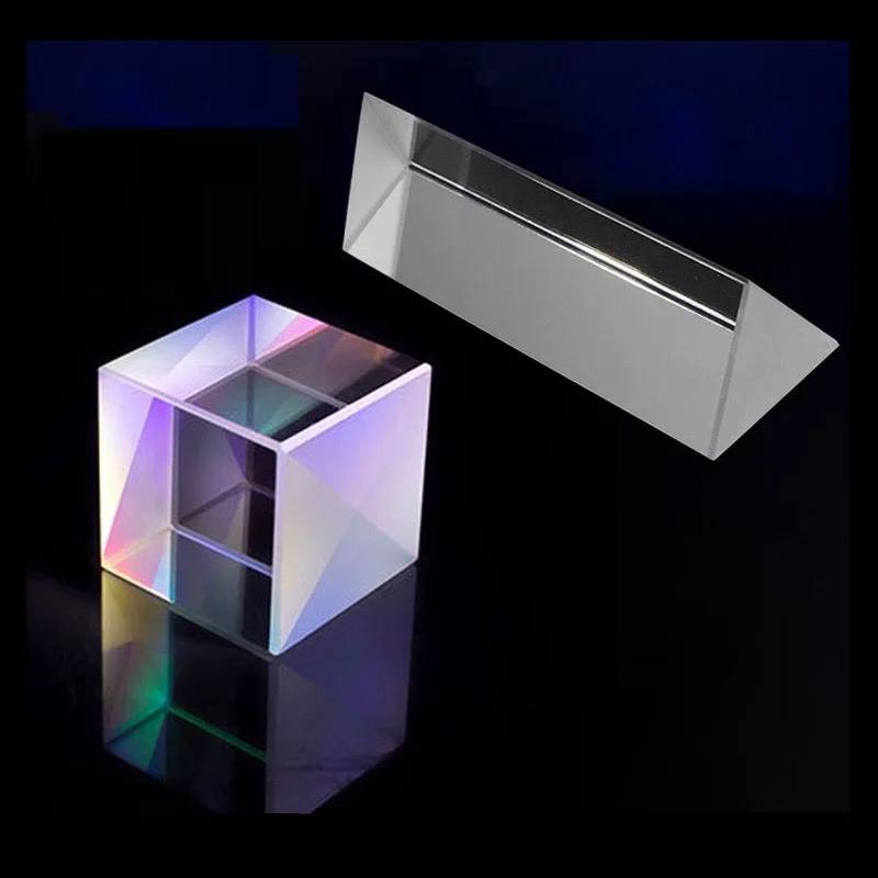 K9 Glass Six-sided Prism Triangular Prism for Taking Photography Paperweight Ornaments Refraction of Light Generate Rainbow