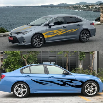 

Car Door Side Stickers Car Hood Cover Decal for Volkswagen VW Polo Golf MK4 MK7 Volvo XC60 XC90 S60 XC40, Car Accessories