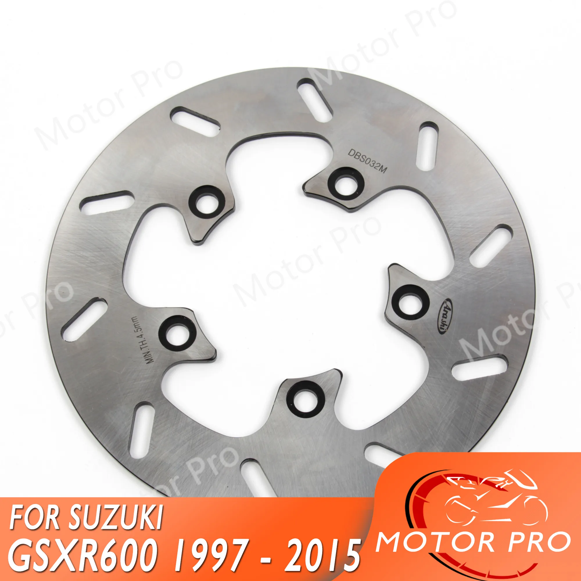 Для SUZUKI GSXR600 1997 1998 1999 2000 2001 2002 2003 2004 2005 2006- GSX R 600 GSX-R 600 задние дисковые тормоза тормозной диск ротора
