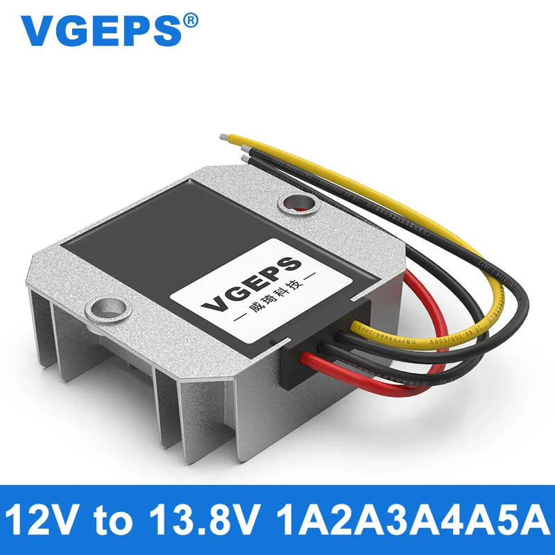 Convertitore Di Potenza Boost Automobilistico Da 12V A 13.8V Modulo Impermeabile Alimentatore Stabilizzato Da 9-13V Litri 13.8V Cc