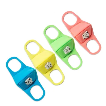 

4Pcs Kids Sponge Outdoor Pollution Face Mask Washable Reusable Sponge Dustproof Mouth Mask Reusable Mask for Children Masker