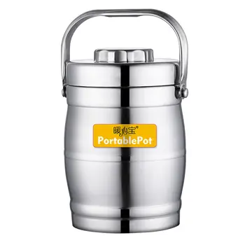 

Stainless Steel Insulated Lunch Box Three-layer Adult Student Large Capacity Bento Bucket Pot Lunch Box Food Containers Food