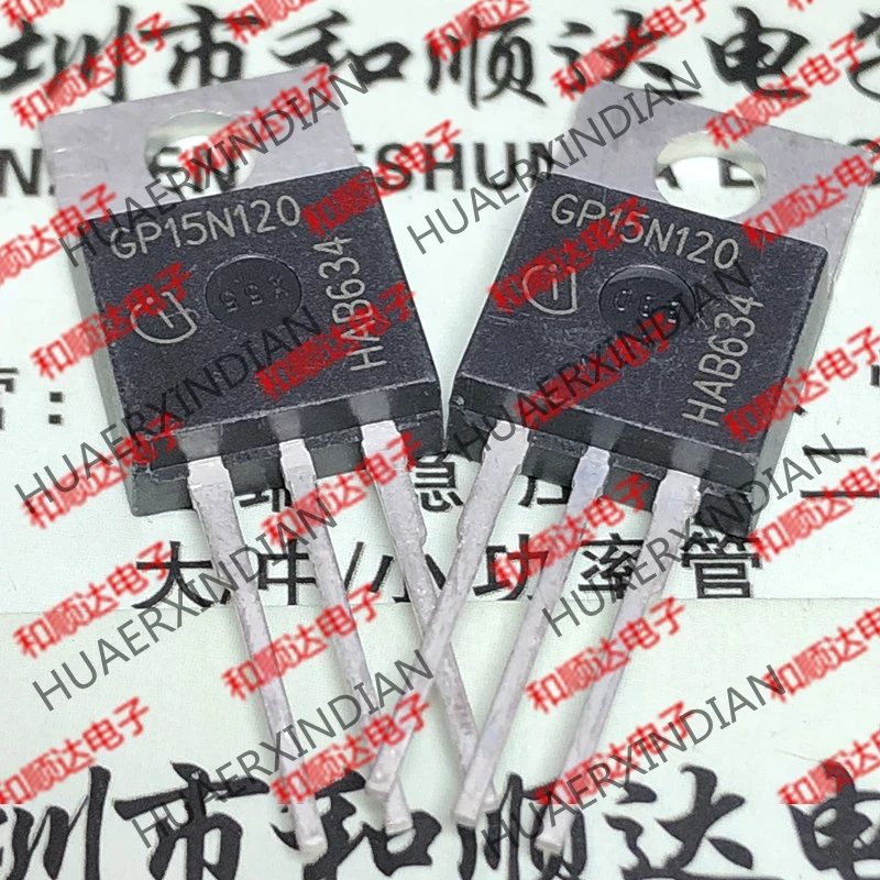 5 шт., новые оригинальные кнопки GP15N120 SGP15N120-220 1500V 15A
