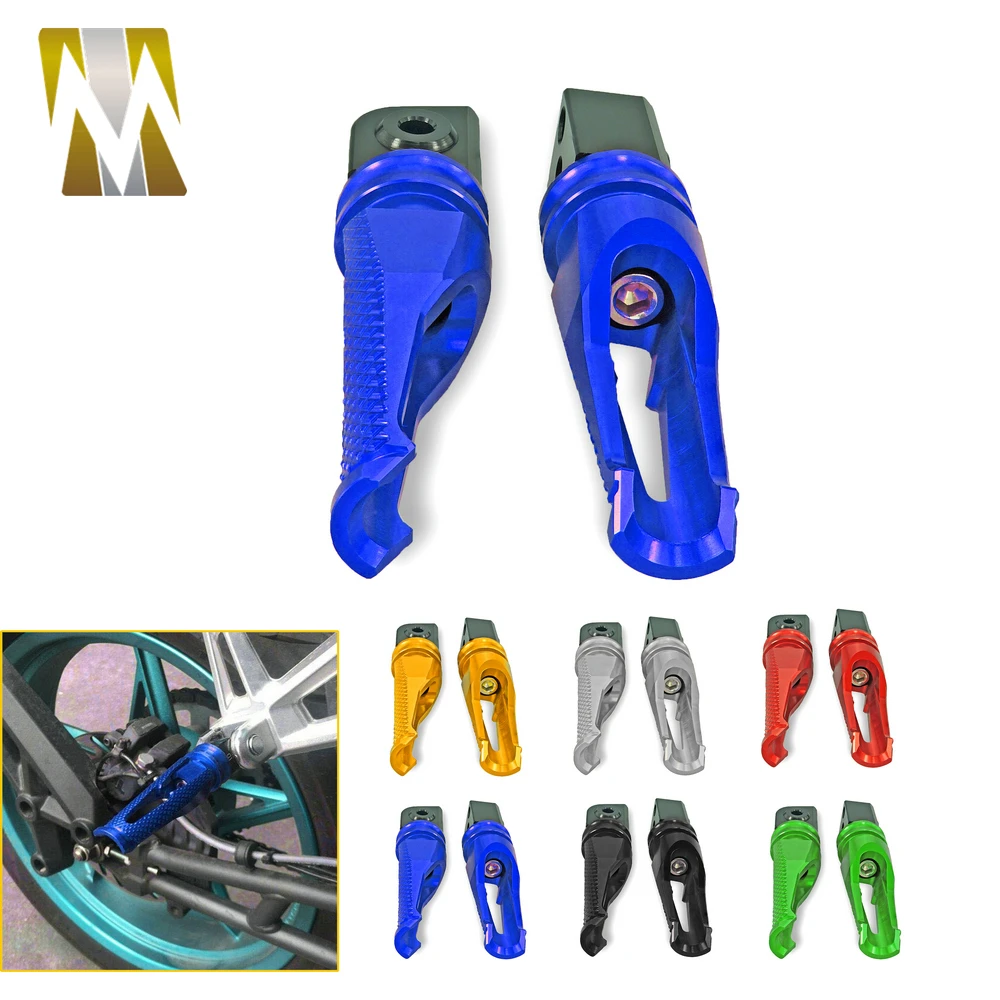 Задняя подножка задняя педаль пассажира Для Kawasaki ZX-10R ZX-6R/636 ZX-9R ZX-12R ZX-14R/ZZR1400 GTR1400 ER-6N/6F мотоцикл Запчасти