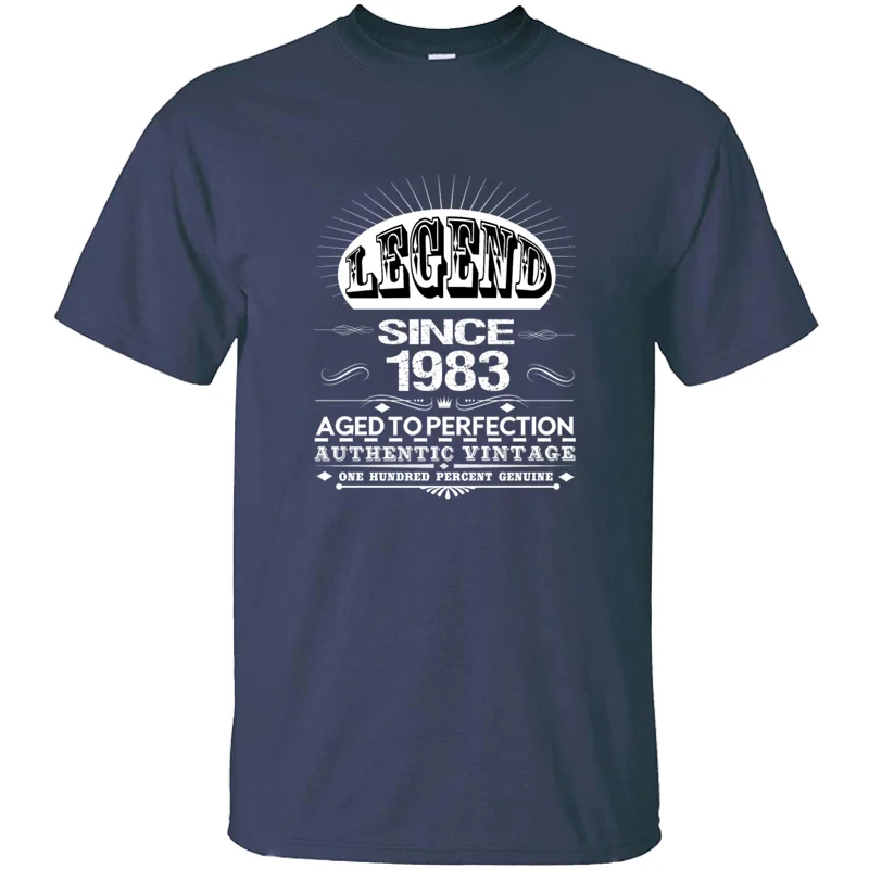 

Vintage Sunlight Legend Since 1983 T-Shirt Man Letters Army Green Male Comics Tshirts 2020 Short-Sleeve Tee Shirt