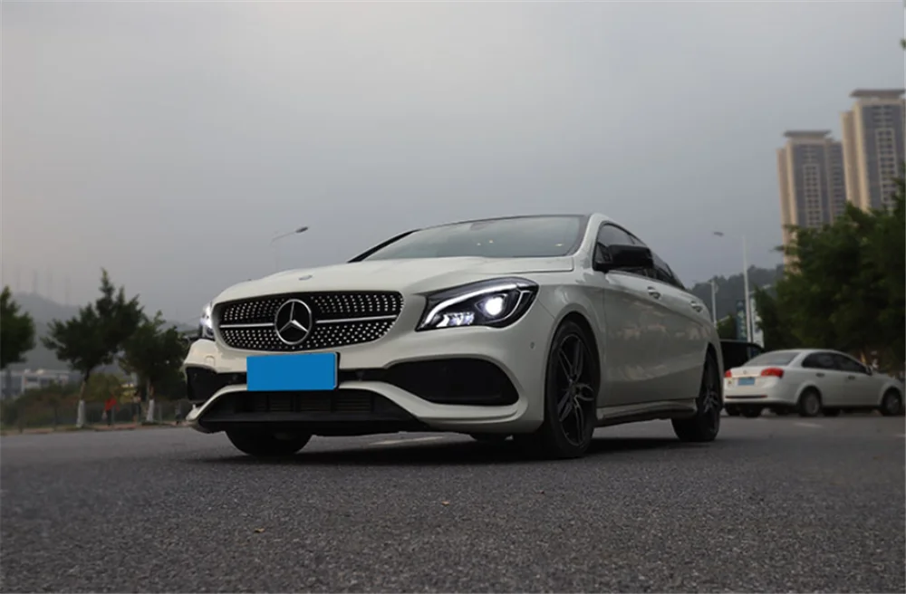 Пара для CLA фары- CLA HID фары биксеноновые фары противотуманные дневные ходовые огни динамический поворот
