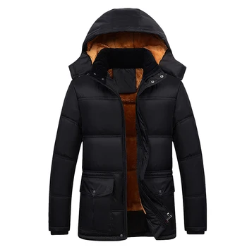 

Middle-aged and elderly down jacket dad winter cotton jacket plus velvet cotton jacket men