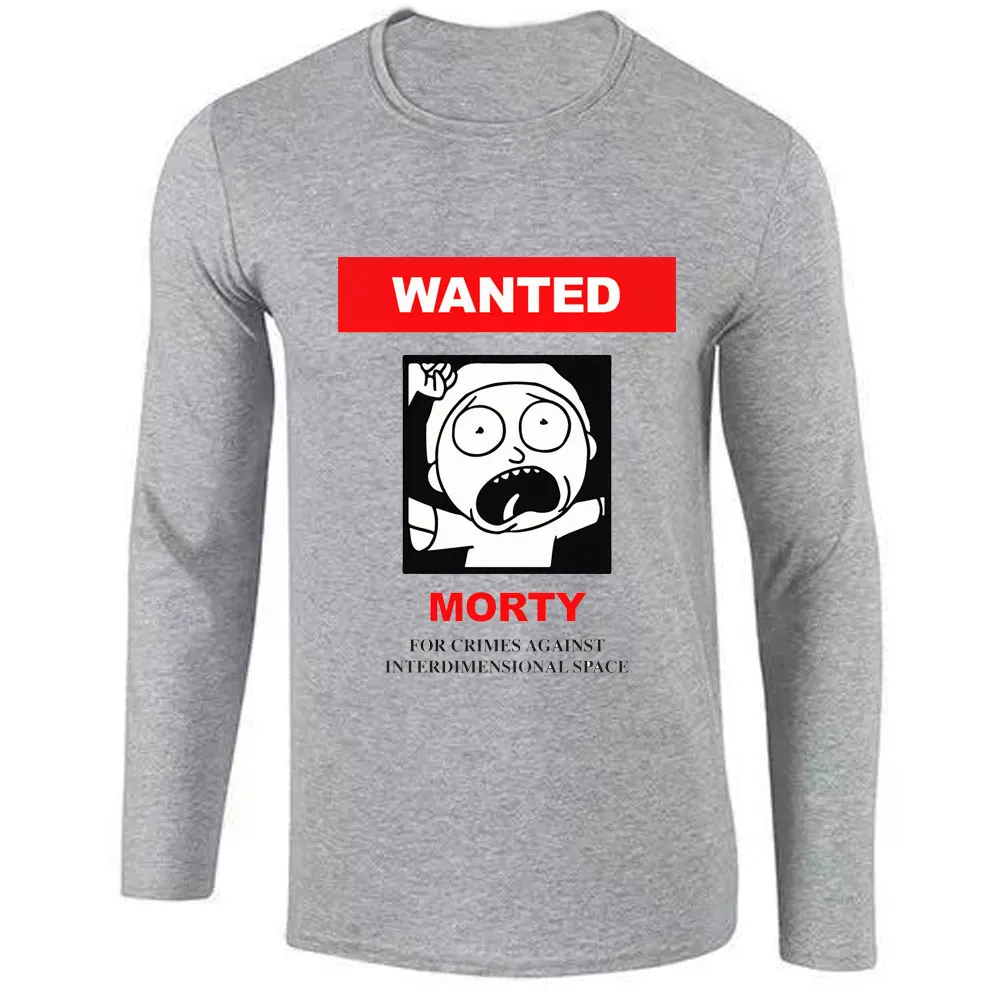 Rick and Morty Autumn TV Anime Cotton T-shirt Men Long Sleeve Tops Print Casual Tee Shirt Homme Men Slim Fit Fans Streetwear Rick and Morty Autumn TV Anime Cotton T-shirt Men Long Sleeve Tops Print Casual Tee Shirt Homme Men Slim Fit Fans Streetwear