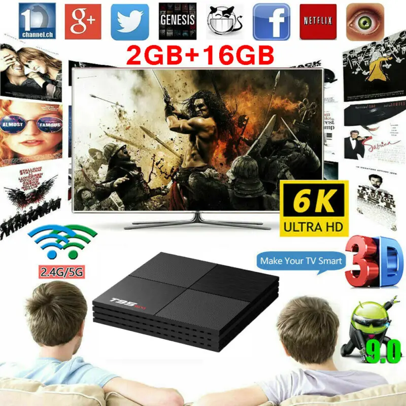 T95 Mini 2 + 16 ГБ Android 9 0 Восьмиядерный 6K Smart TV BOX 3D WIFI Media Player|ТВ-приставки и медиаплееры| |