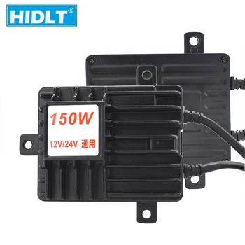 

HIDLT 2PCS 24V 150W HID Headlight Xenon Ballast For Truck Headlamp Bulb Kit Xenon H1 H3 H7 H11 9005 9006 AC HID Slim Ballast