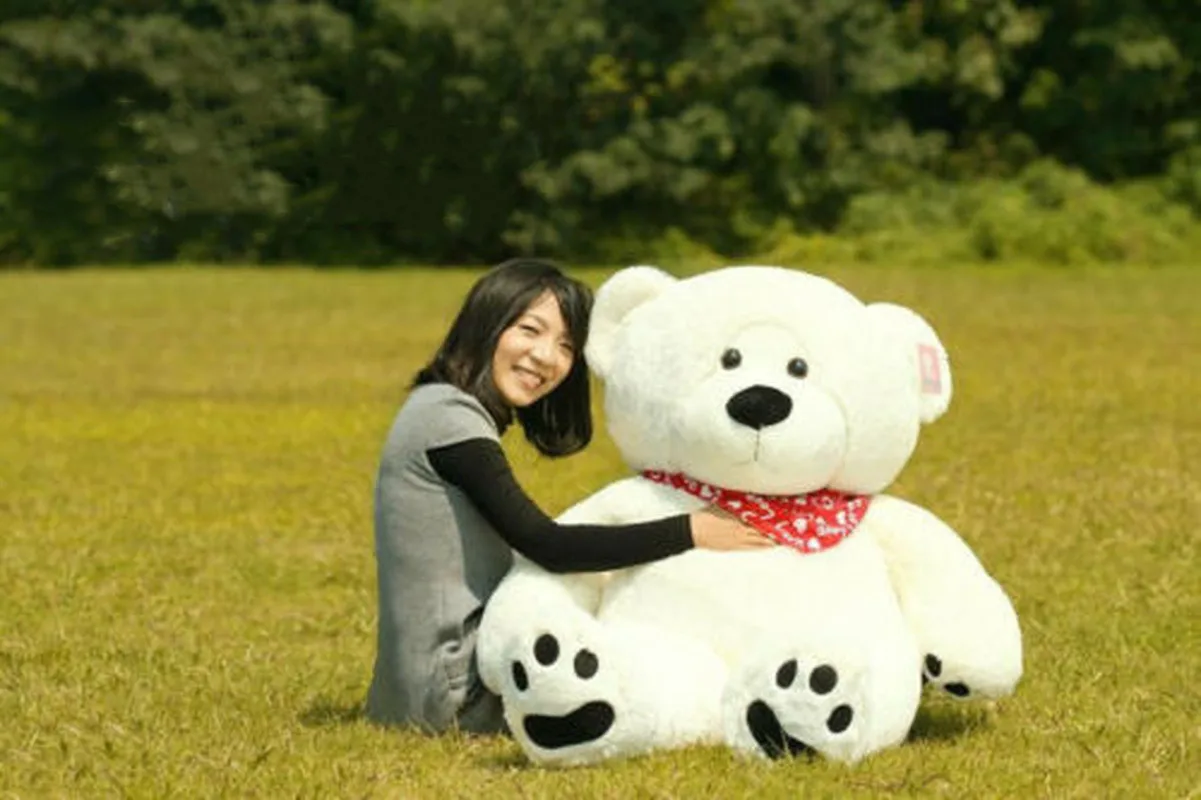 Giant White 63'' Huge Plush Teddy Lovely Bear Stuffed Animal Doll Soft Toy Gift Toys For Children Cute Plush