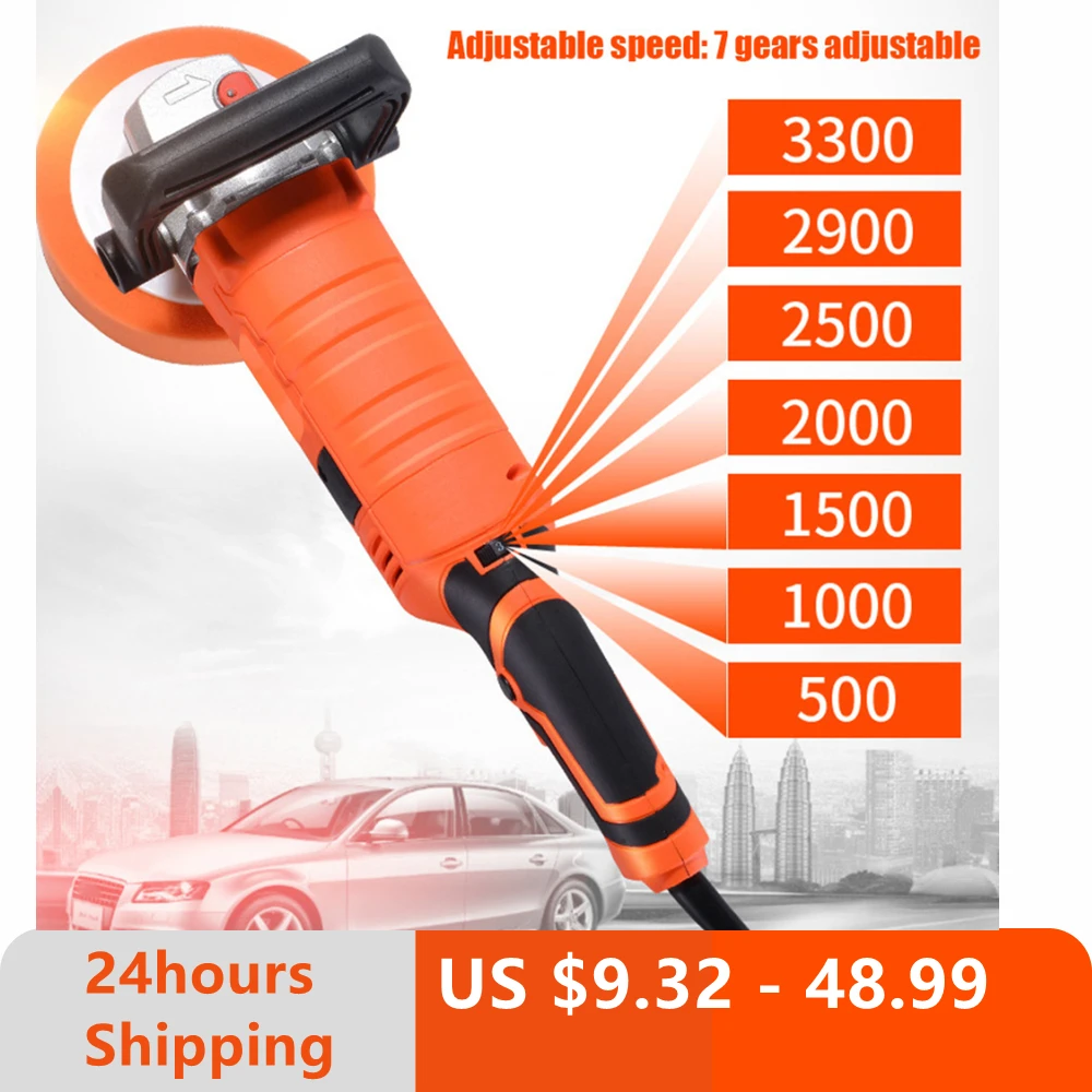 可変速車電動ポリッシャー1580ワット2 12vのワックスがけマシン自動車家具研磨ツール Polishers Aliexpress