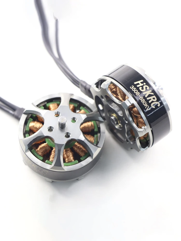 4PCS HSKRC 3508 KV680 3-6S Brushless Motor for RC Multirotor 550 680 Quadcopter Hexacopter Drones DIY Parts