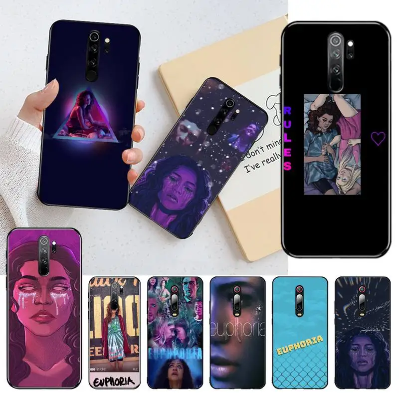 HPCHCJHM Американский сериал Euphoria Zendaya чехол для телефона Redmi Note 8 8A 8T 7 6 6A 5 5A 4 4X 4A Go