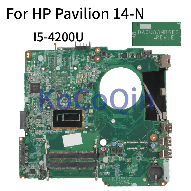 KoCoQin Laptop motherboard For HP Pavillion 14-N