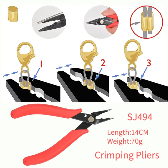 Multifunctional 9 needle rolling pliers for gold wire silver wire round  nose winding C ring pliers Jewelry Making Tool