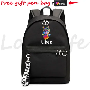 

Likee Like App Bag Students Daily Backpack New Casual Style Daily Backpack Likee Video Daily Backpack Free Gift