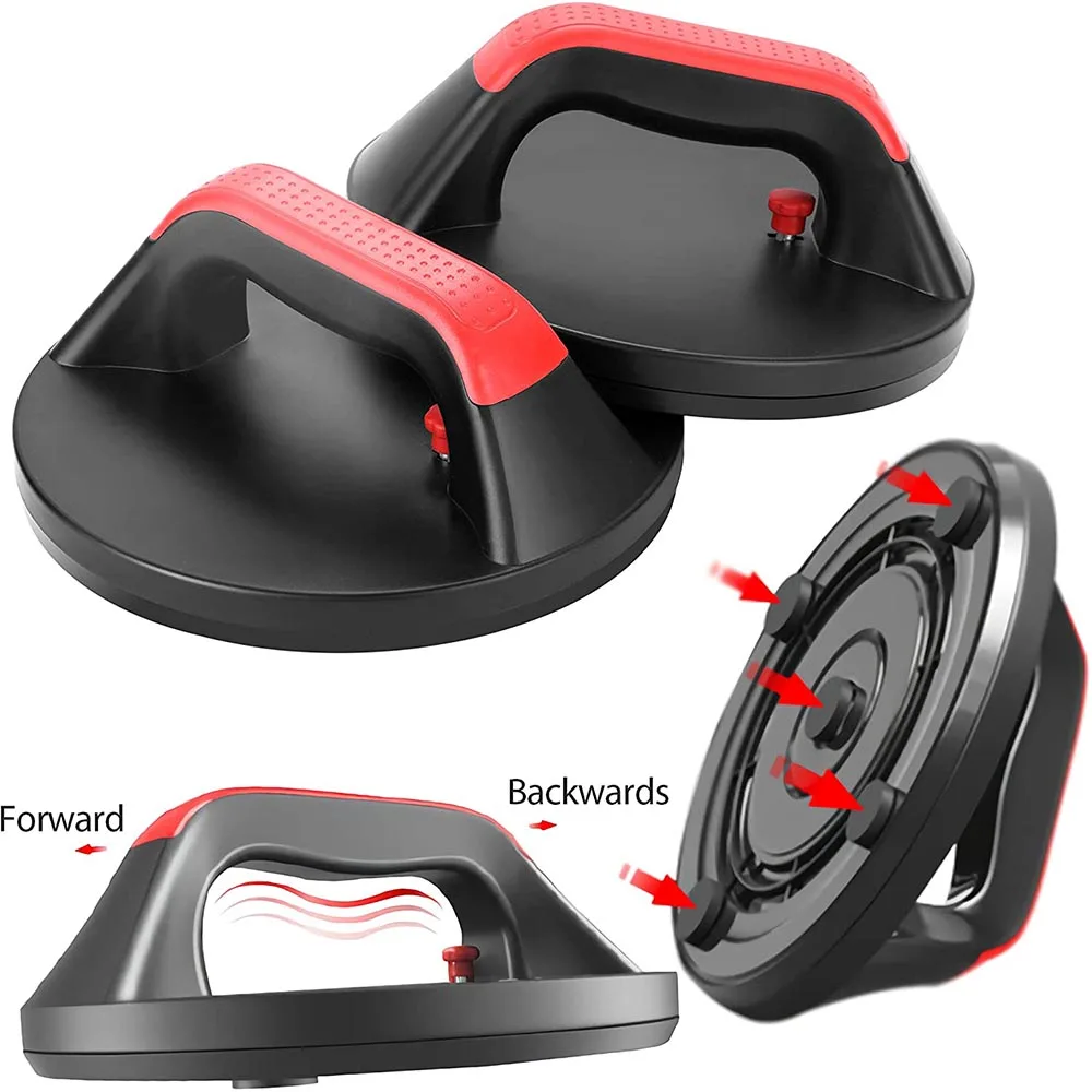 Anti-Skid Rotatable Round Push Up Bars Stands Fitness, 360&deg; Push Up Rack Body Training Board, Home Abdominal Exercise, 1 Pair