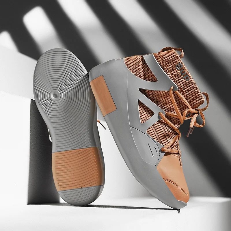 4 цвета Air Fear of God интернет знаменитостей мужская повседневная обувь мужские кроссовки мужские Clunky спортивная обувь мужские Ботинки Толстая подошва