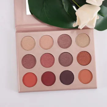 

12 Colors Eyeshadow Palette Long Lasting Waterprrof Sweatprrof Beauty Makeup Shimmer Matte Eye Shadow Cosmetic
