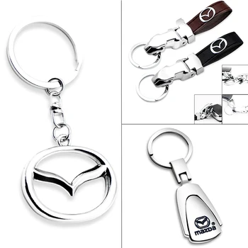 

1pcs Car Metal Keychain Key Ring Accessories Auto for Mazdas Logo 2 3 4 5 6 7 8 323 626 CX5 CX7 CX9 RX8 MX3 MX5 Atenza Axela